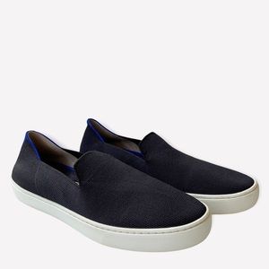 Rothy's The Sneaker Classic Solid Black Slip On Women's 10